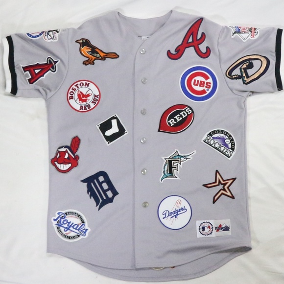 Majestic Other - Rare MAJESTIC American League Patchwork Jersey